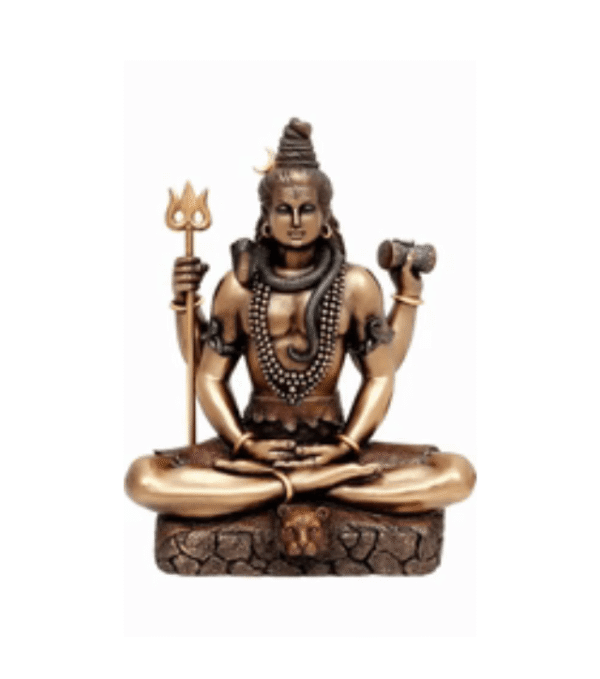 Antique Shiva Matte Finish Decorative Idol