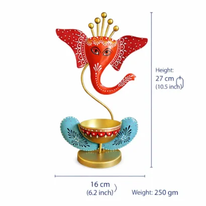 Diwali Ganesh candle holder