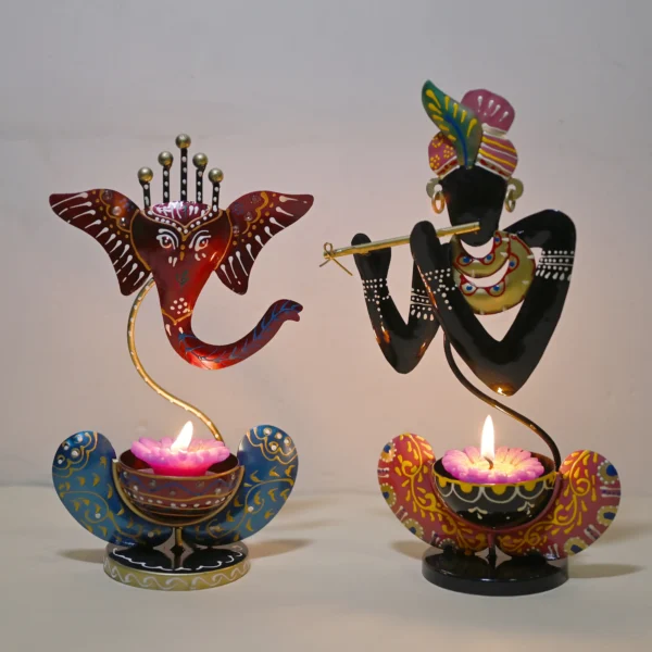 Ganesh T-Lite and Krishna T-Lite Combo (2 Pcs)