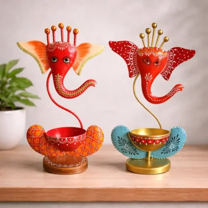 Ganesh T-light holder combo