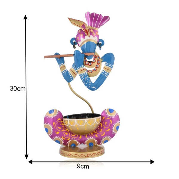 Peacock T-Lites and Krishna T-Lite Combo (3 Pcs)