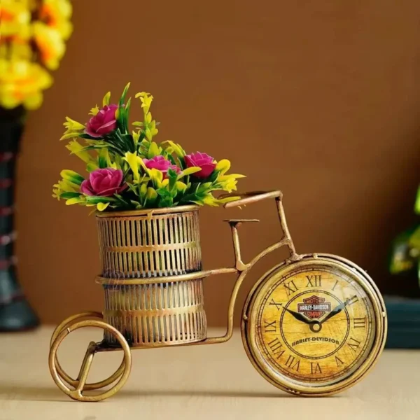 Antique Pen Holder With Clock / New Year Gift Items