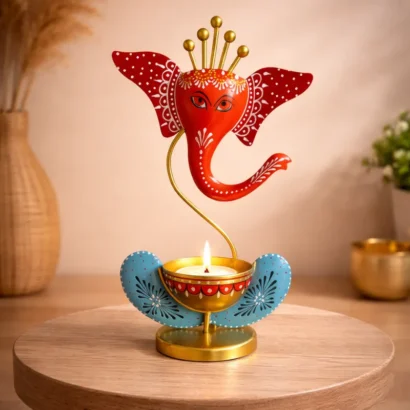 Ganesh T-Light Candle Holder decor