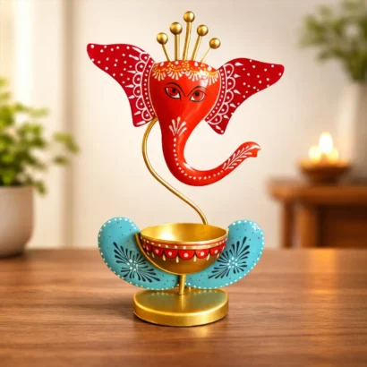 Ganesh T-Light holder for puja