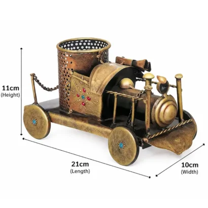 Iron train pen holder gift item