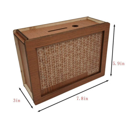 Money Saving Challenge Box for home budgeting