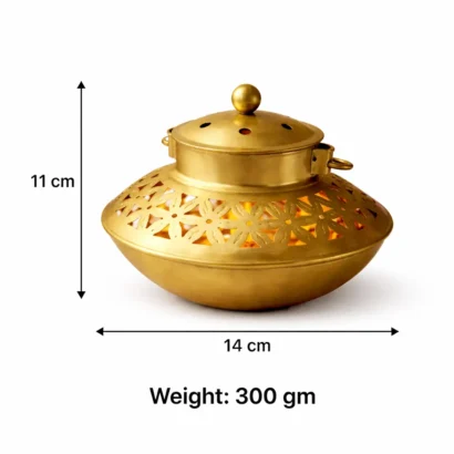 antique finish metal t-light holder lantern decor