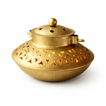 vintage metal handcrafted t-light holder lantern